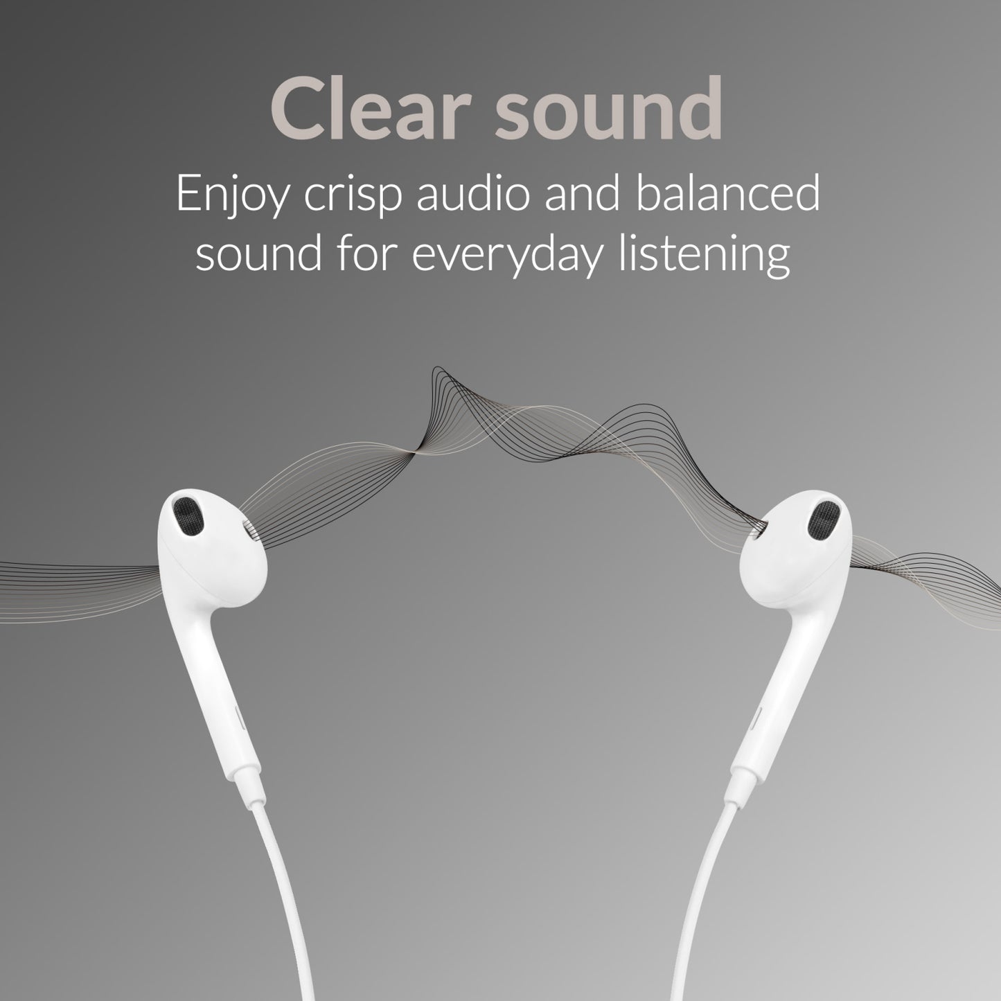 Mobilize In-ear Stereo Headset with Remote USB-C White