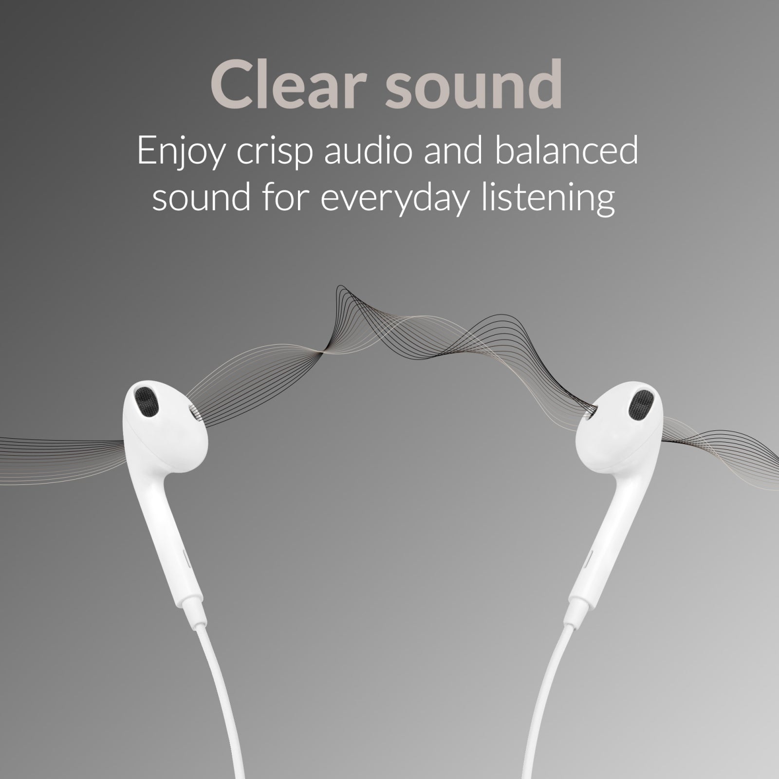 Mobilize In-ear Stereo Headset with Remote USB-C White