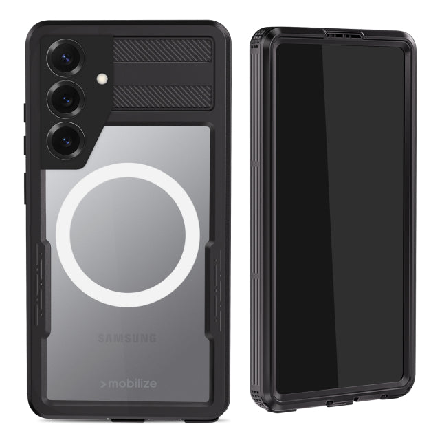 Mobilize MagSafe Compatible Waterproof Case Samsung Galaxy S25+ 5G Clear/Black