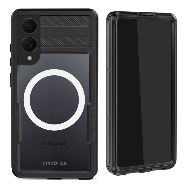 Mobilize MagSafe Compatible Waterproof Case Samsung Galaxy S25 Edge 5G Clear/Black
