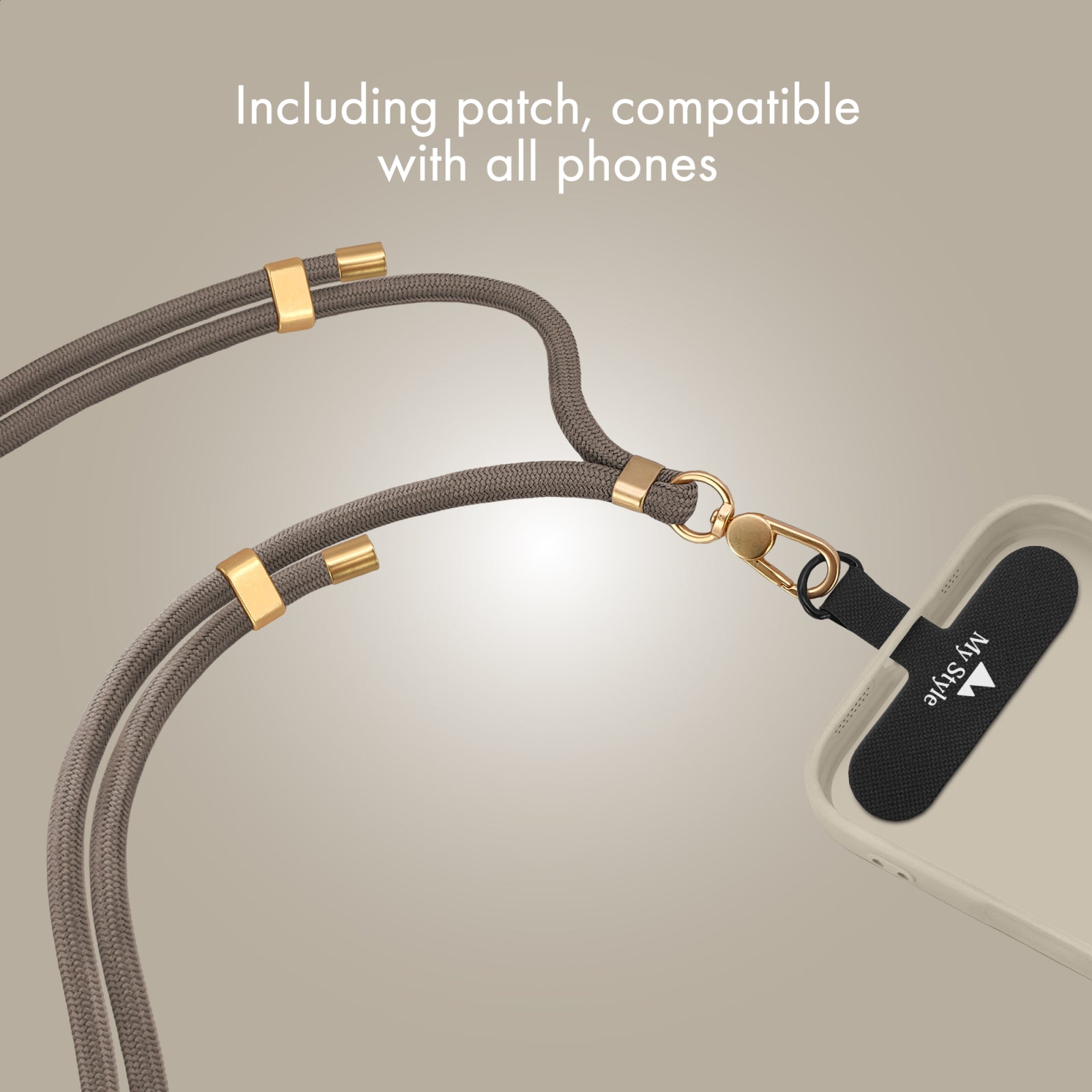 My Style Body & Wrist (2-Pack) Lanyard Set - Taupe