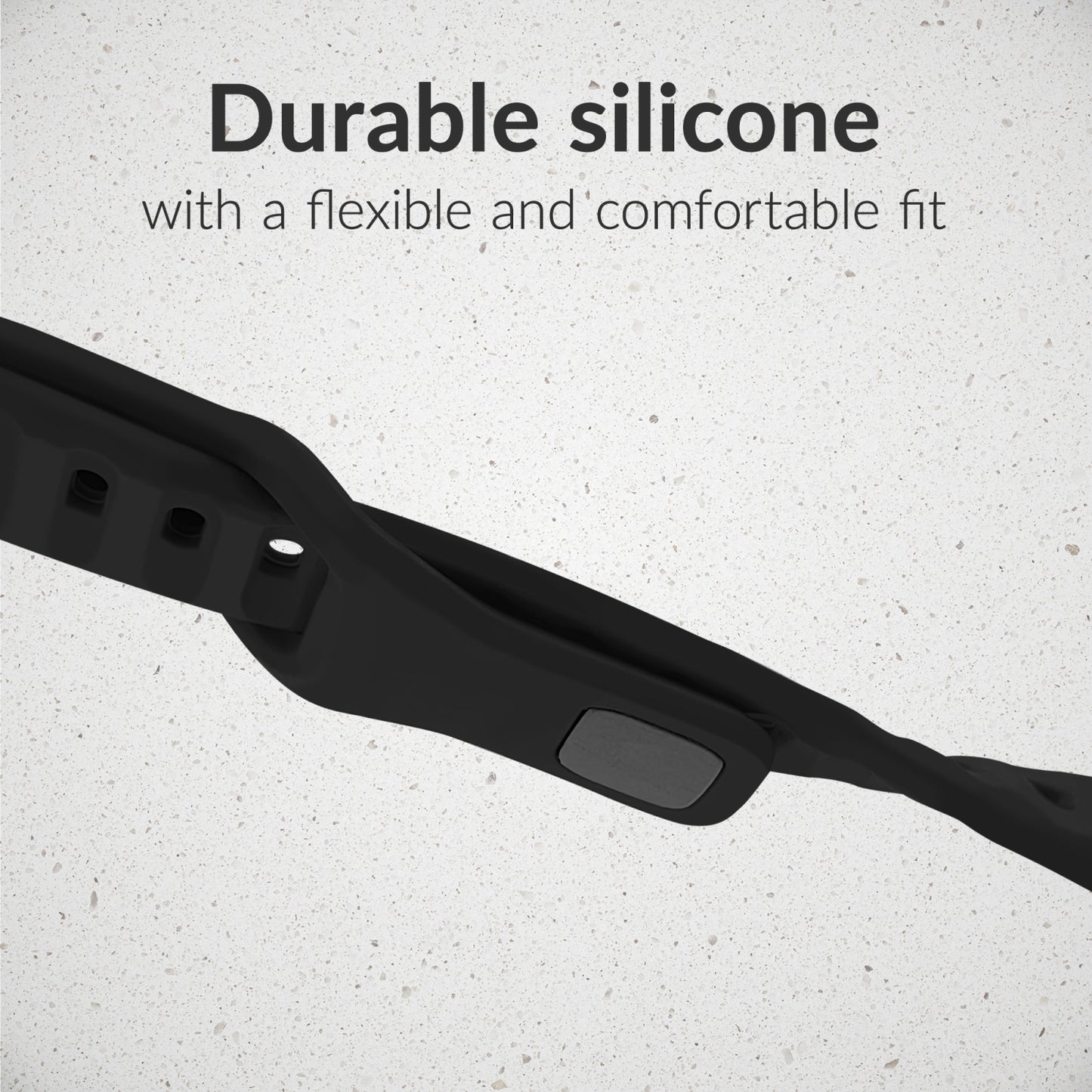 Mobilize Silicon Watch Band - Sports - for Apple 42/44/45/49mm - Black
