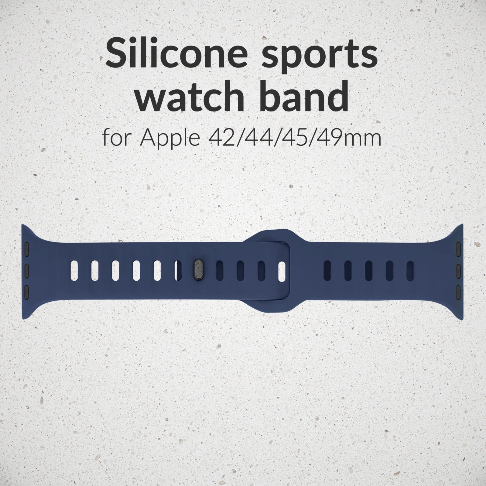 Mobilize Silicon Watch Band - Sports - for Apple 42/44/45/49mm - Blue