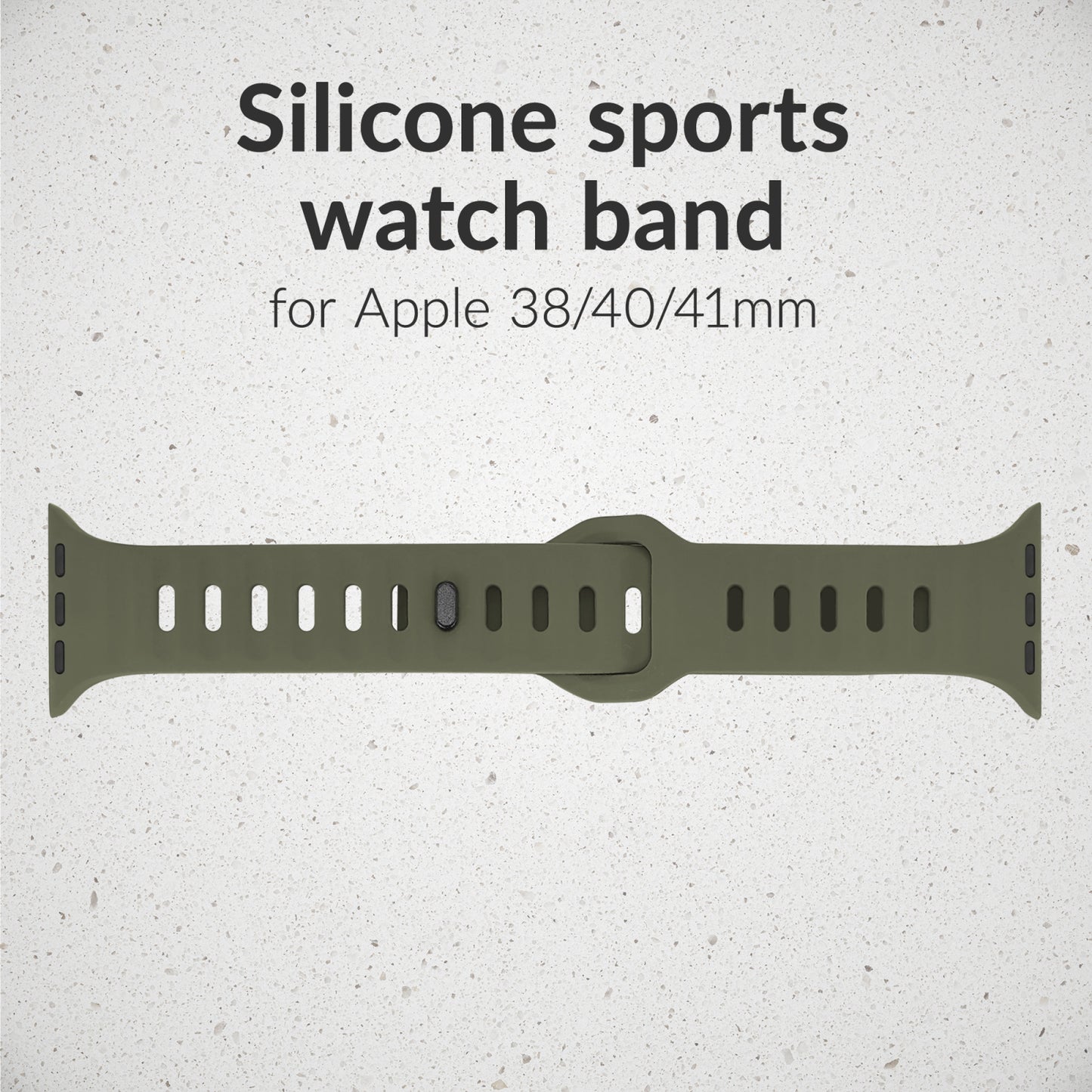 Mobilize Silicon Watch Band - Sports - for Apple 38/40/41mm - Green