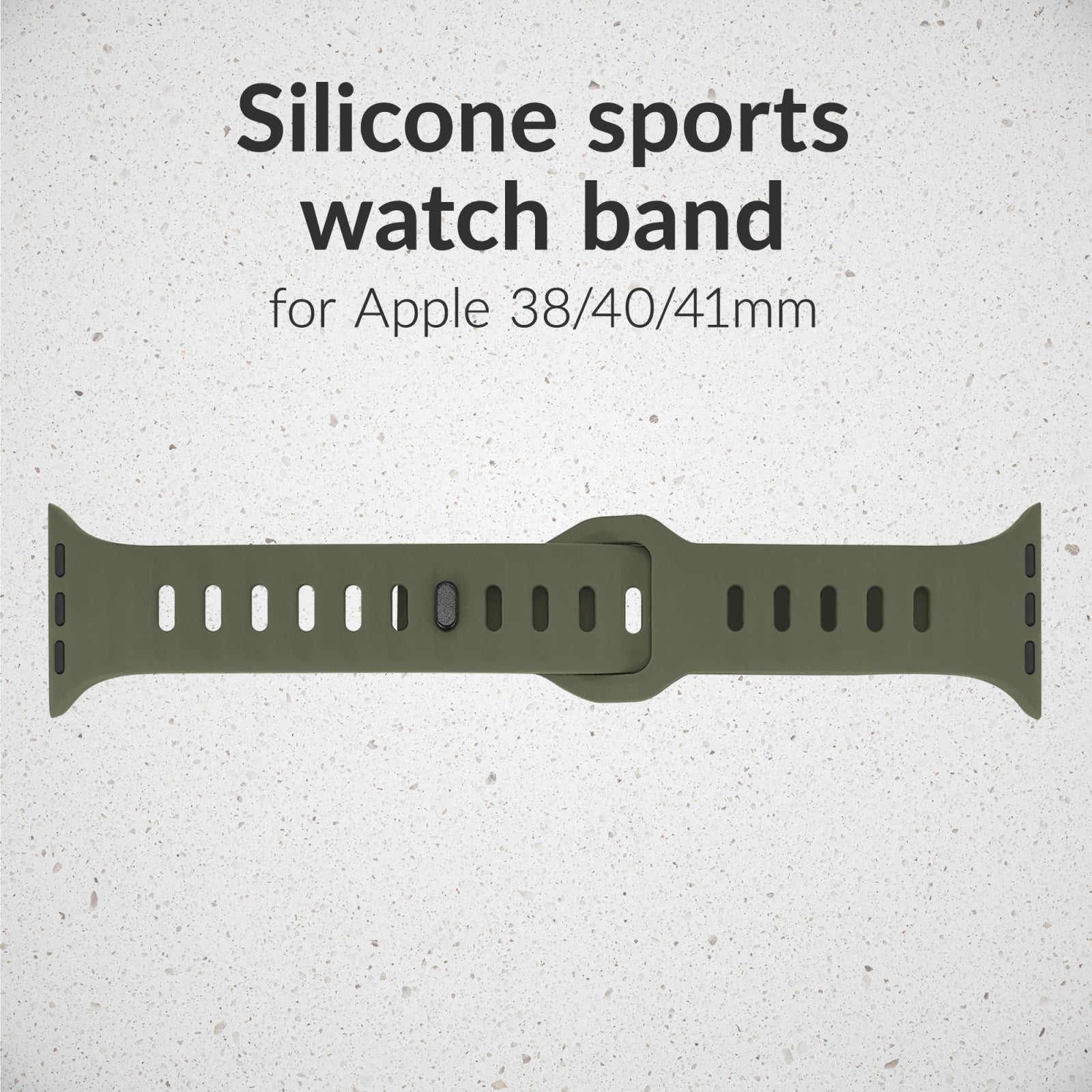 Mobilize Silicon Watch Band - Sports - for Apple 38/40/41mm - Green