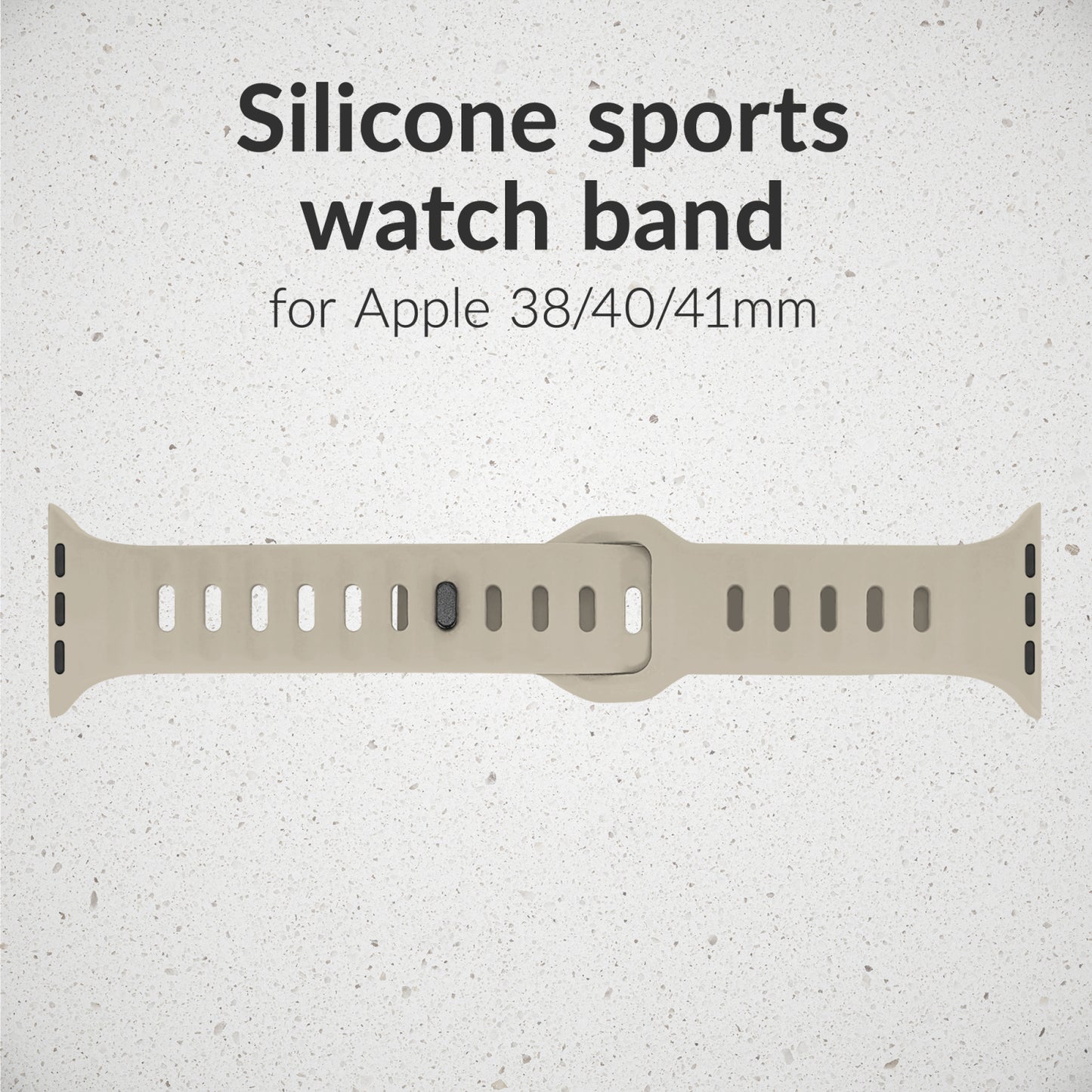 Mobilize Silicon Watch Band - Sports - for Apple 38/40/41mm - Starlight