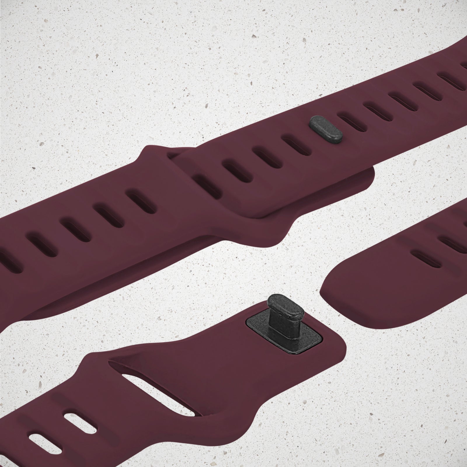 Mobilize Silicon Watch Band - Sports - for Apple 38/40/41mm - Bordeaux