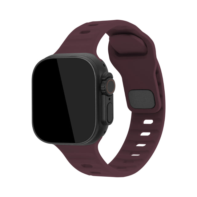 Mobilize Silicon Watch Band - Sports - for Apple 42/44/45/49mm - Bordeaux