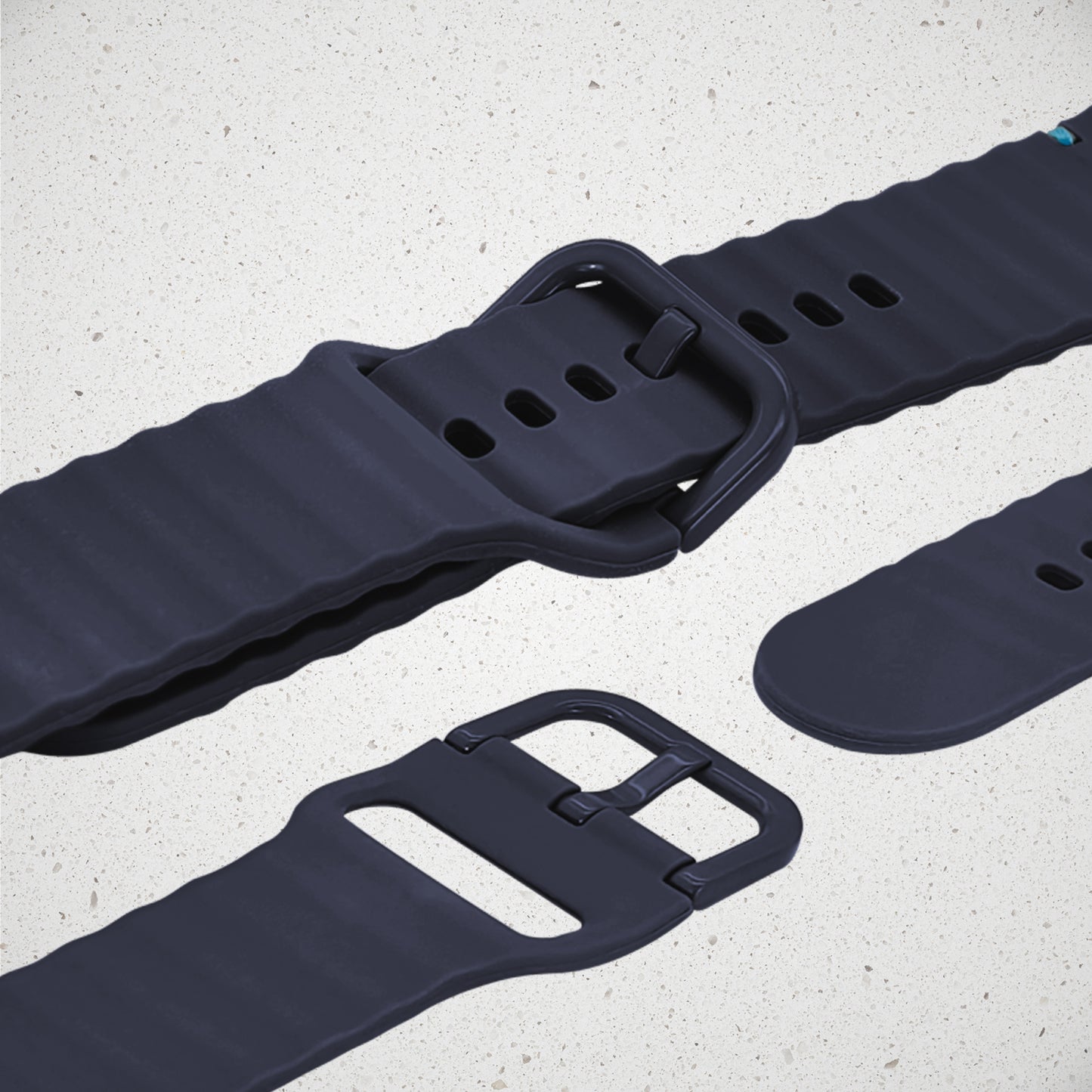 Mobilize Silicon Watch Band - Buckle - for Apple 38/40/41mm - Blue