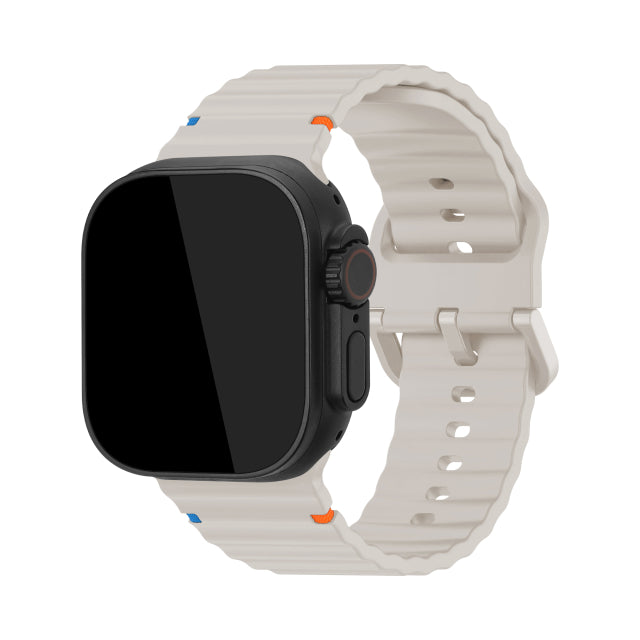 Bracelet de montre en silicone Mobilize - Boucle - pour Apple 38/40/41mm - Starlight