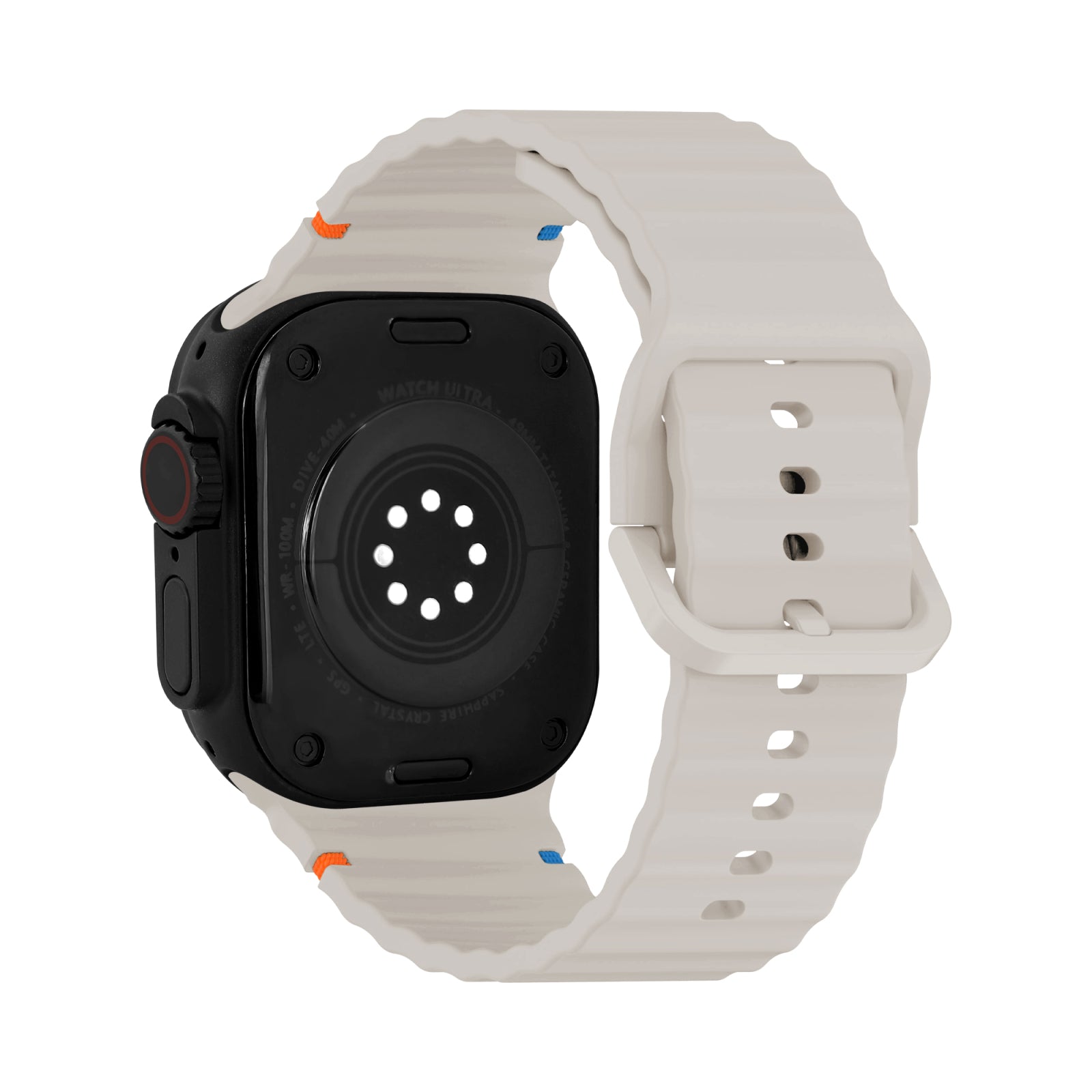 Mobilize Silicon Watch Band - Buckle - for Apple 42/44/45/49mm - Starlight