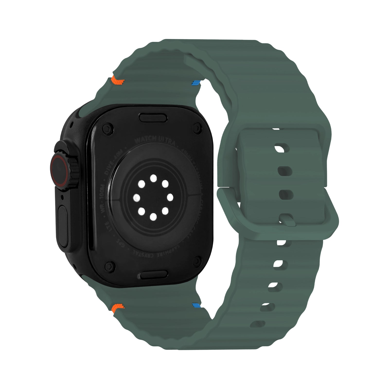 Mobilize Silicon Watch Band - Buckle - for Apple 38/40/41mm - Green