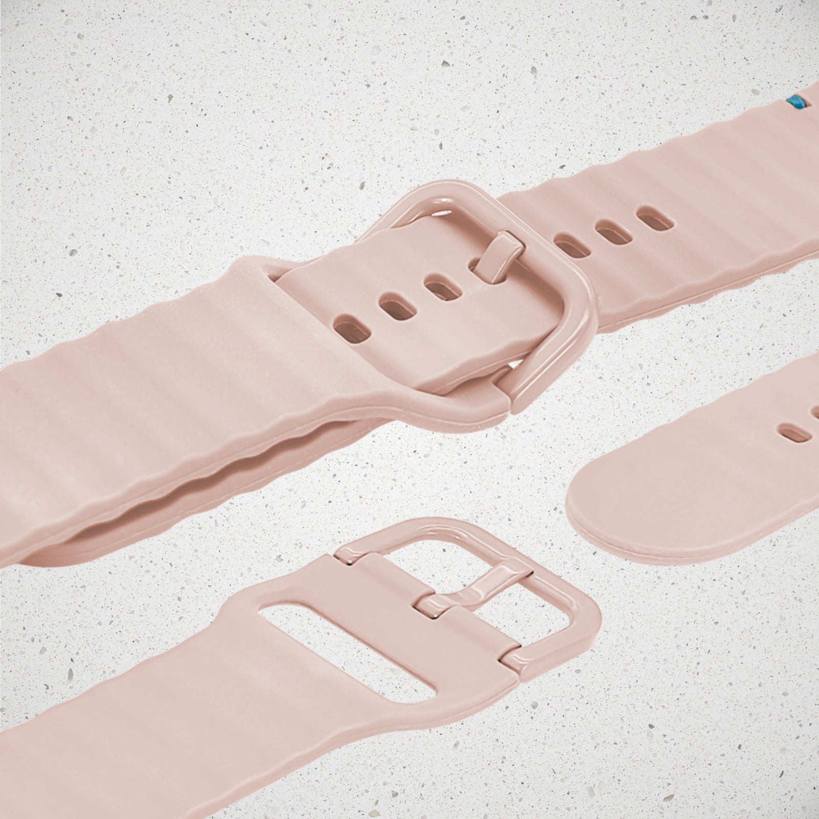 Mobilize Silicon Watch Band - Buckle - for Apple 38/40/41mm - Pink