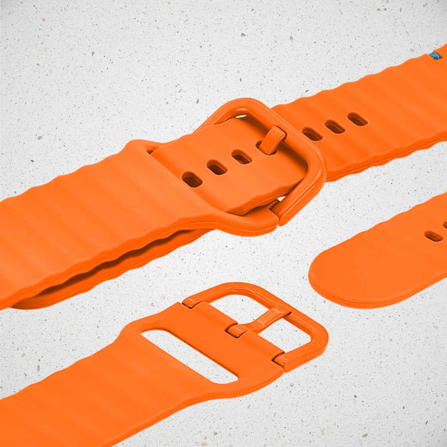 Mobilize Silicon Watch Band - Buckle - for Apple 38/40/41mm - Orange