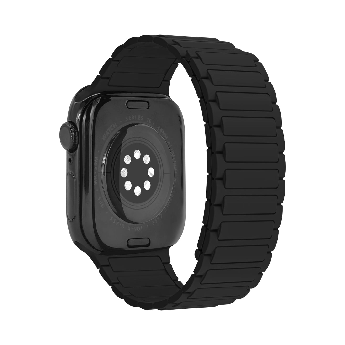 Mobilize Silicon Watch Band - Magnetic - for Apple 38/40/41mm - Black