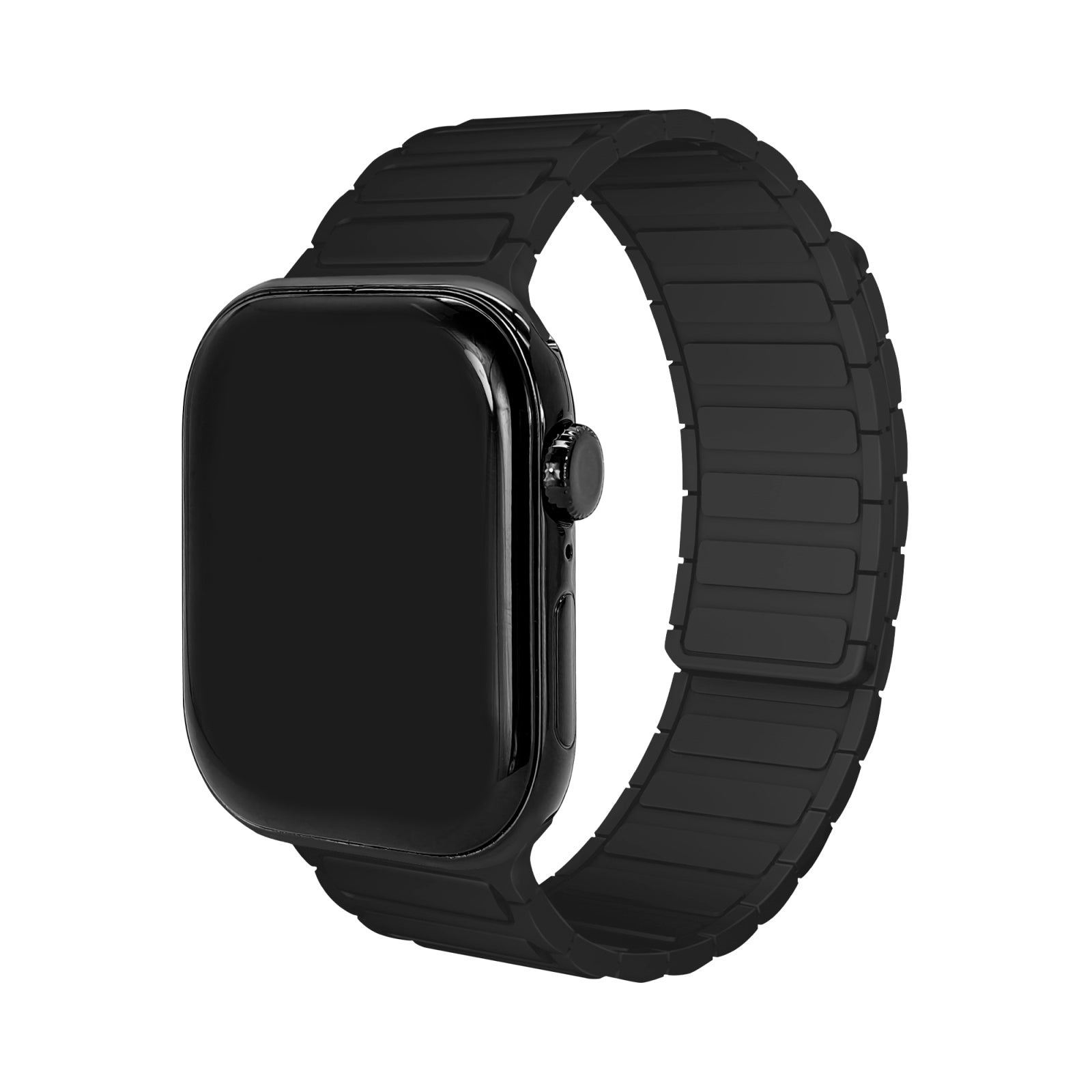 Mobilize Silicon Watch Band - Magnetic - for Apple 42/44/45/49mm - Black