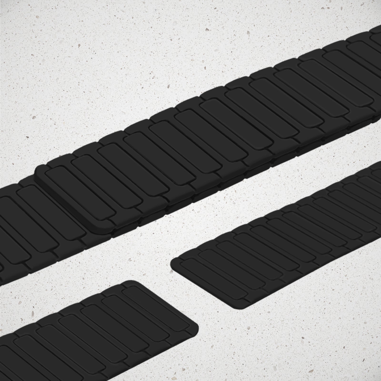 Mobilize Silicon Watch Band - Magnetic - for Apple 42/44/45/49mm - Black
