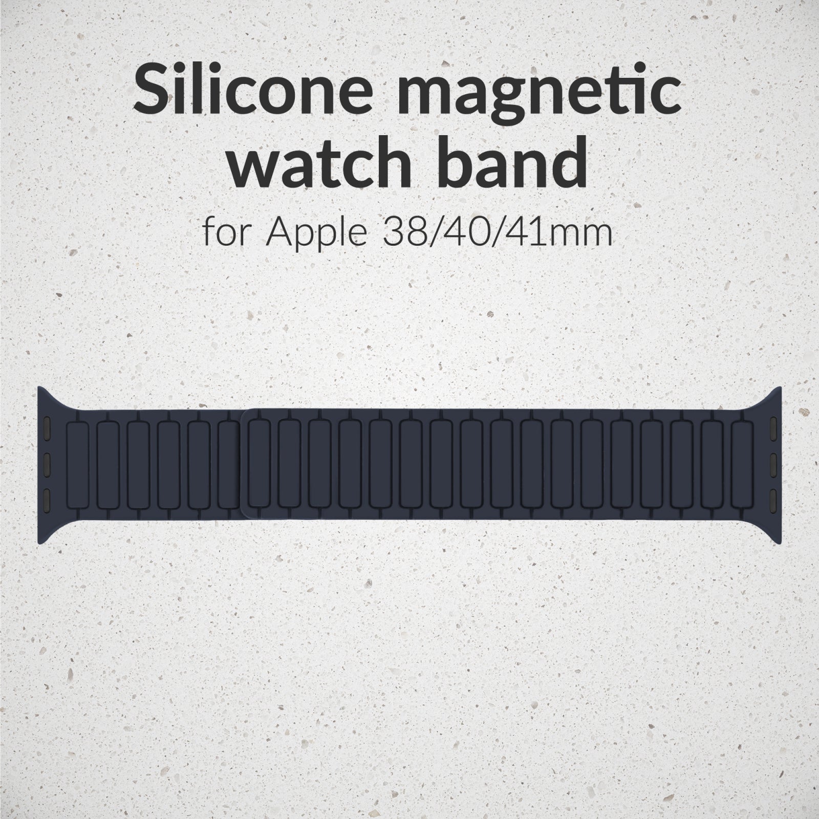 Mobilize Silicon Watch Band - Magnetic - for Apple 38/40/41mm - Blue