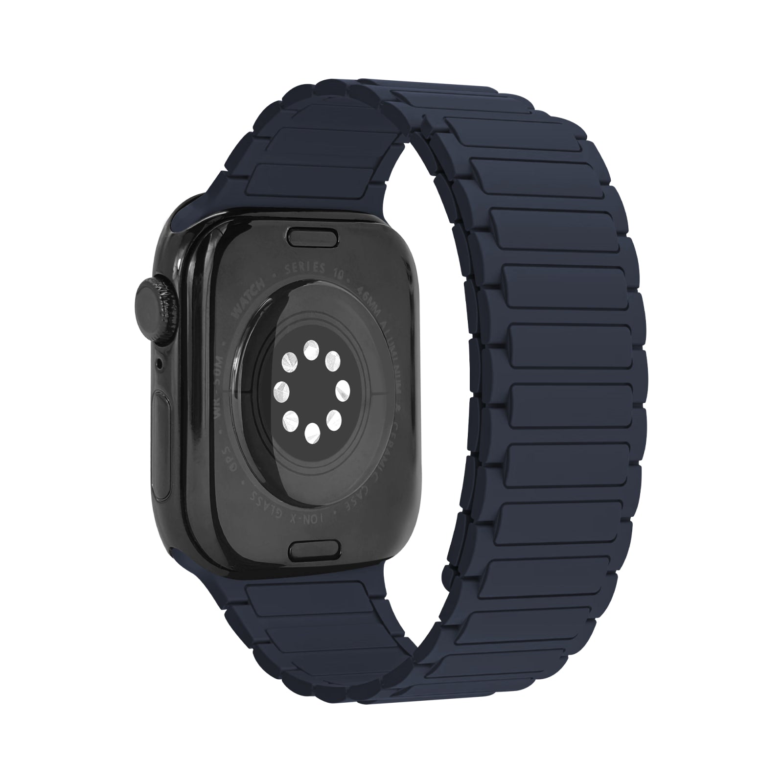 Mobilize Silicon Watch Band - Magnetic - for Apple 42/44/45/49mm - Blue