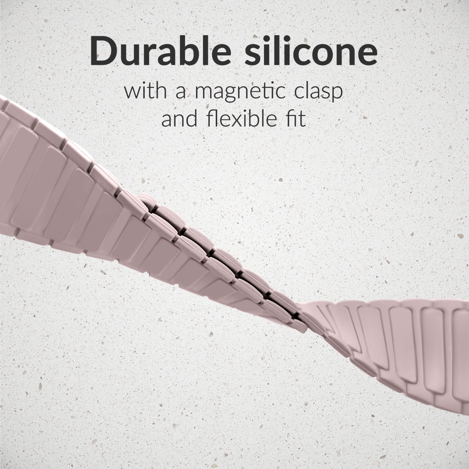 Mobilize Silicon Watch Band - Magnetic - for Apple 38/40/41mm - Pink