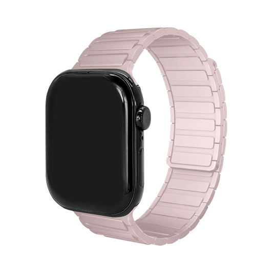Mobilize Silikon-Uhrenarmband - Magnetisch - für Apple 42/44/45/49mm - Pink