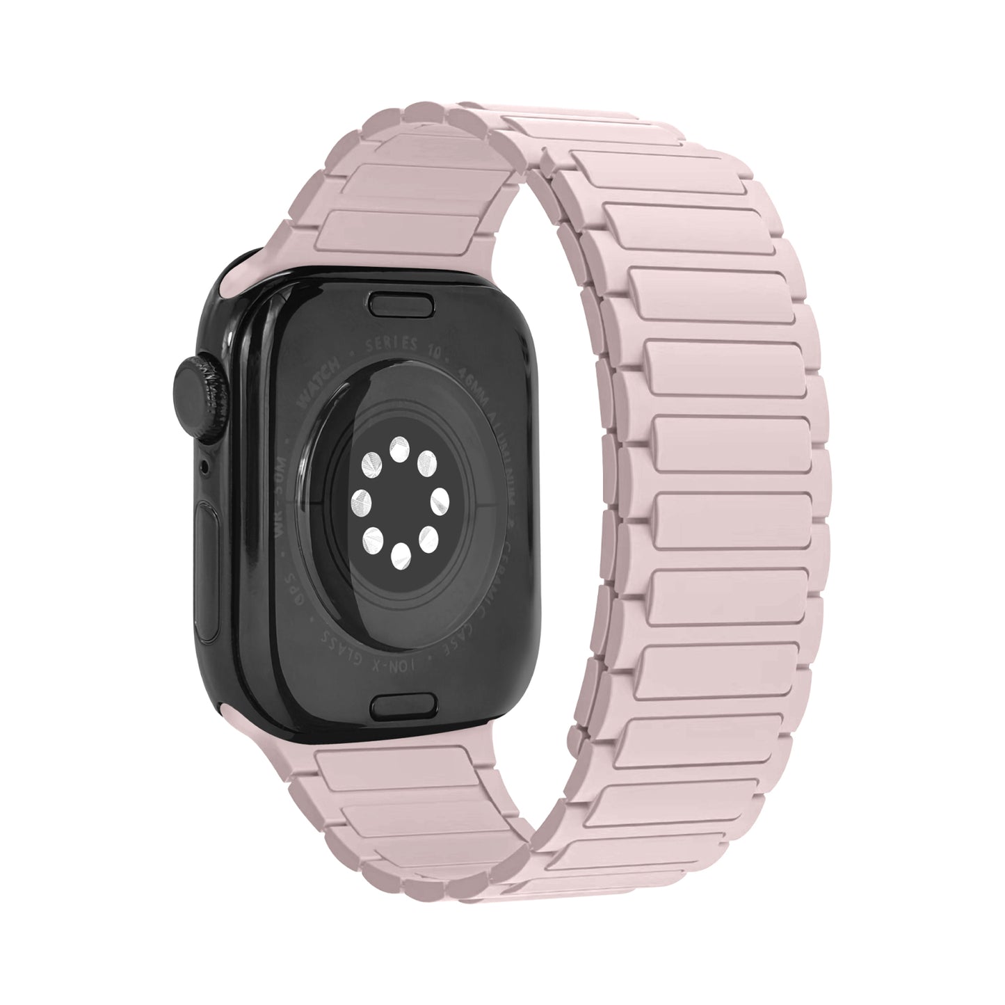 Mobilize Silicon Watch Band - Magnetic - for Apple 42/44/45/49mm - Pink