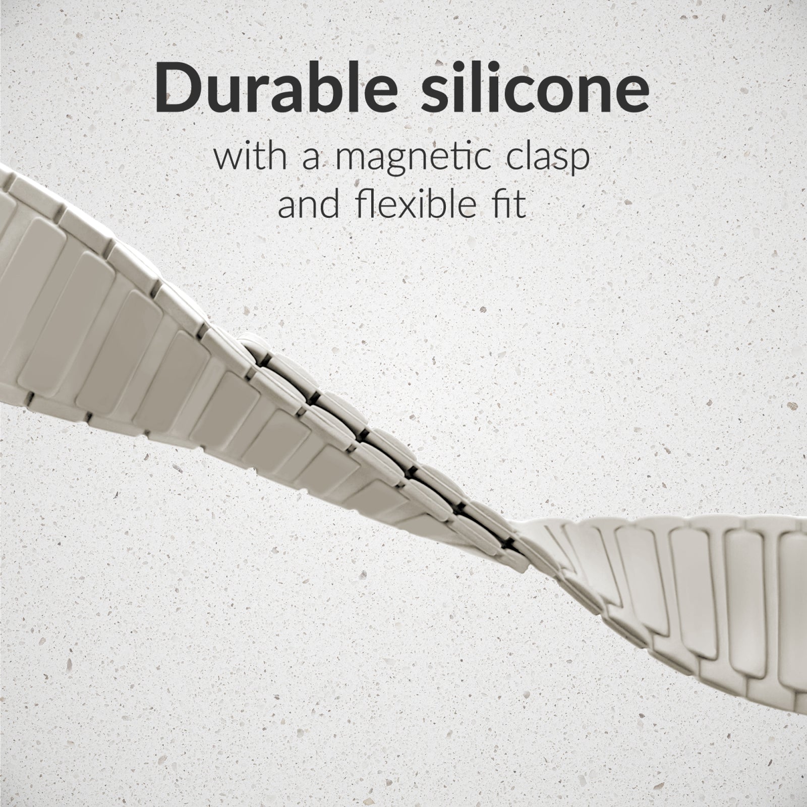 Mobilize Silicon Watch Band - Magnetic - for Apple 42/44/45/49mm - Starlight