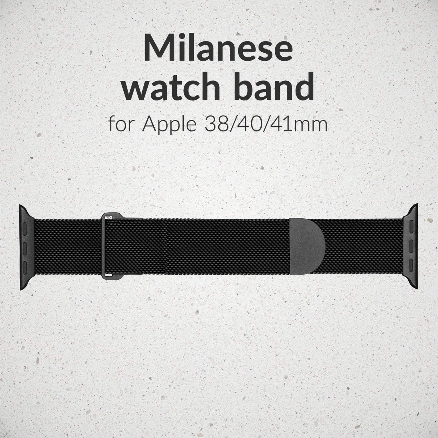 Mobilize Milanese Watch Band - for Apple 38/40/41mm - Black