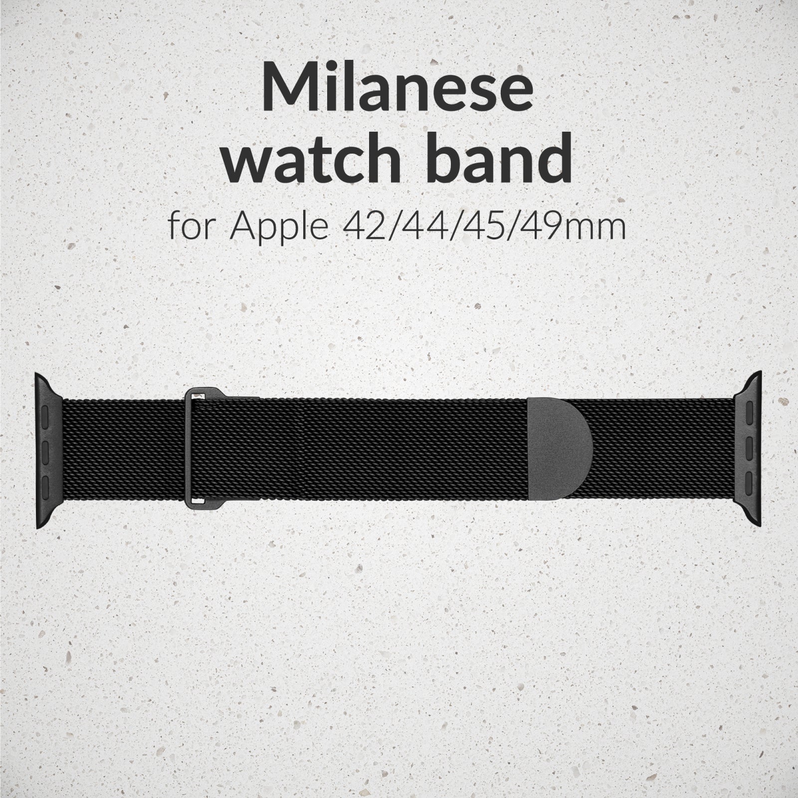 Mobilize Milanese Watch Band - for Apple 42/44/45/49mm - Black