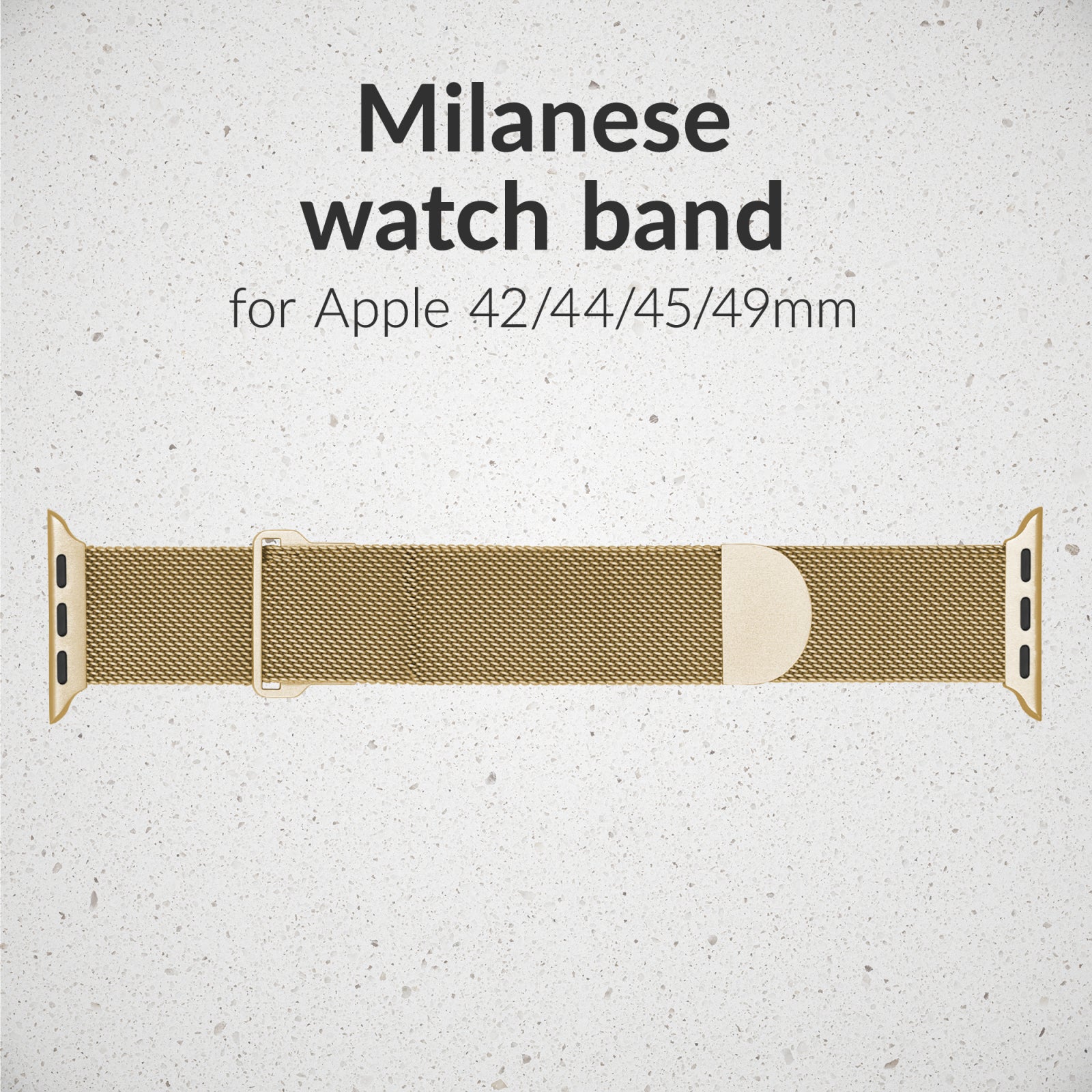 Mobilize Milanese Watch Band - for Apple 42/44/45/49mm - Gold
