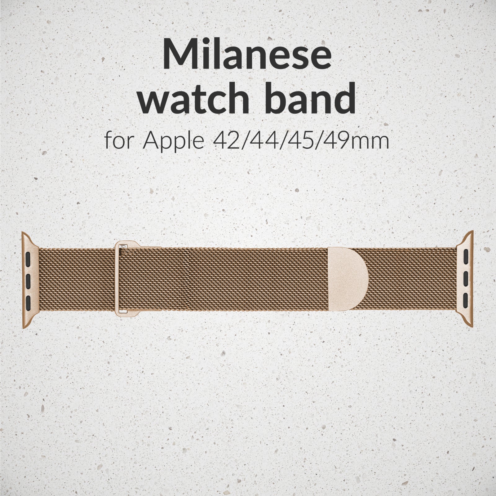 Mobilize Milanese Watch Band - for Apple 42/44/45/49mm - Rose Gold