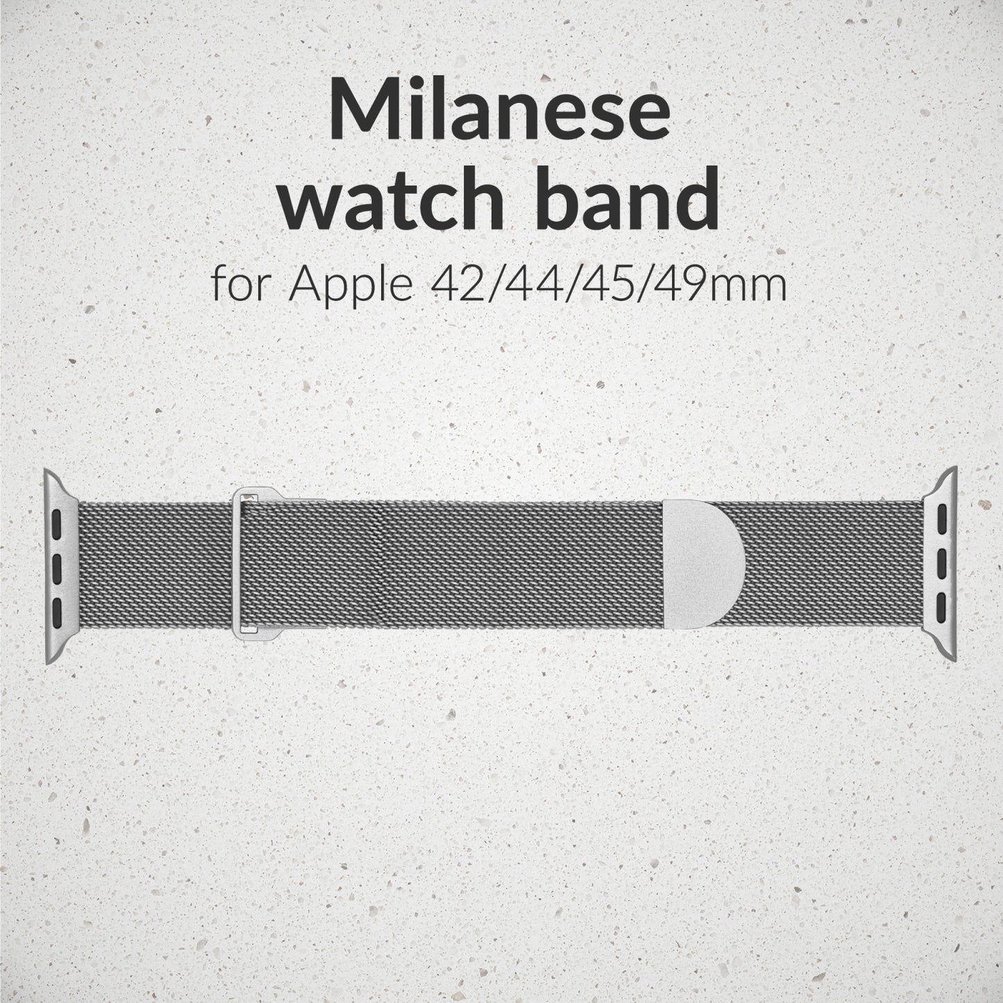 Mobilize Milanese Watch Band - for Apple 42/44/45/49mm - Silver