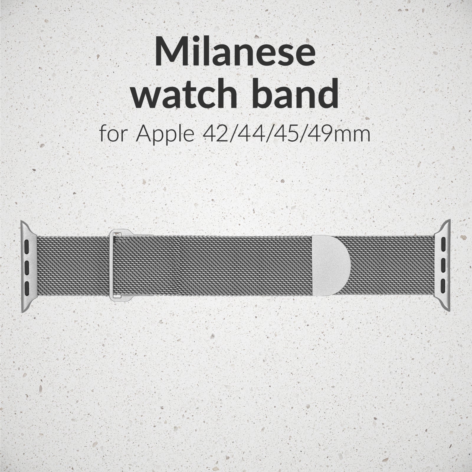 Mobilize Milanese Watch Band - for Apple 42/44/45/49mm - Silver