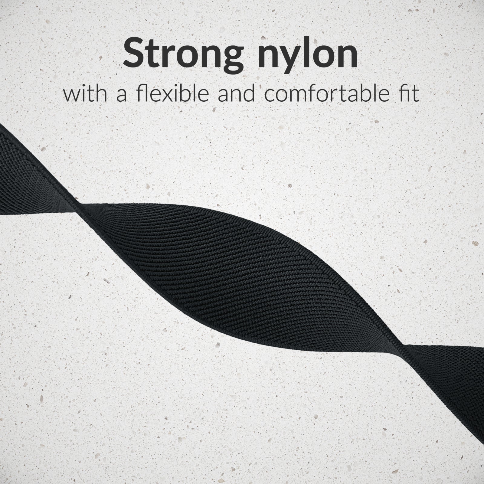 Mobilize Nylon Watch Band - Elastic - for Apple 38/40/41mm - Black