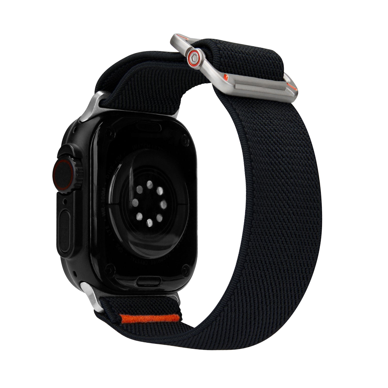 Mobilize Nylon Watch Band - Elastic - for Apple 42/44/45/49mm - Black