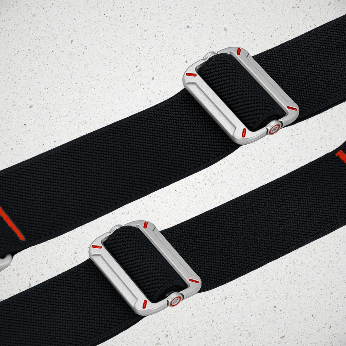 Mobilize Nylon Watch Band - Elastic - for Apple 42/44/45/49mm - Black