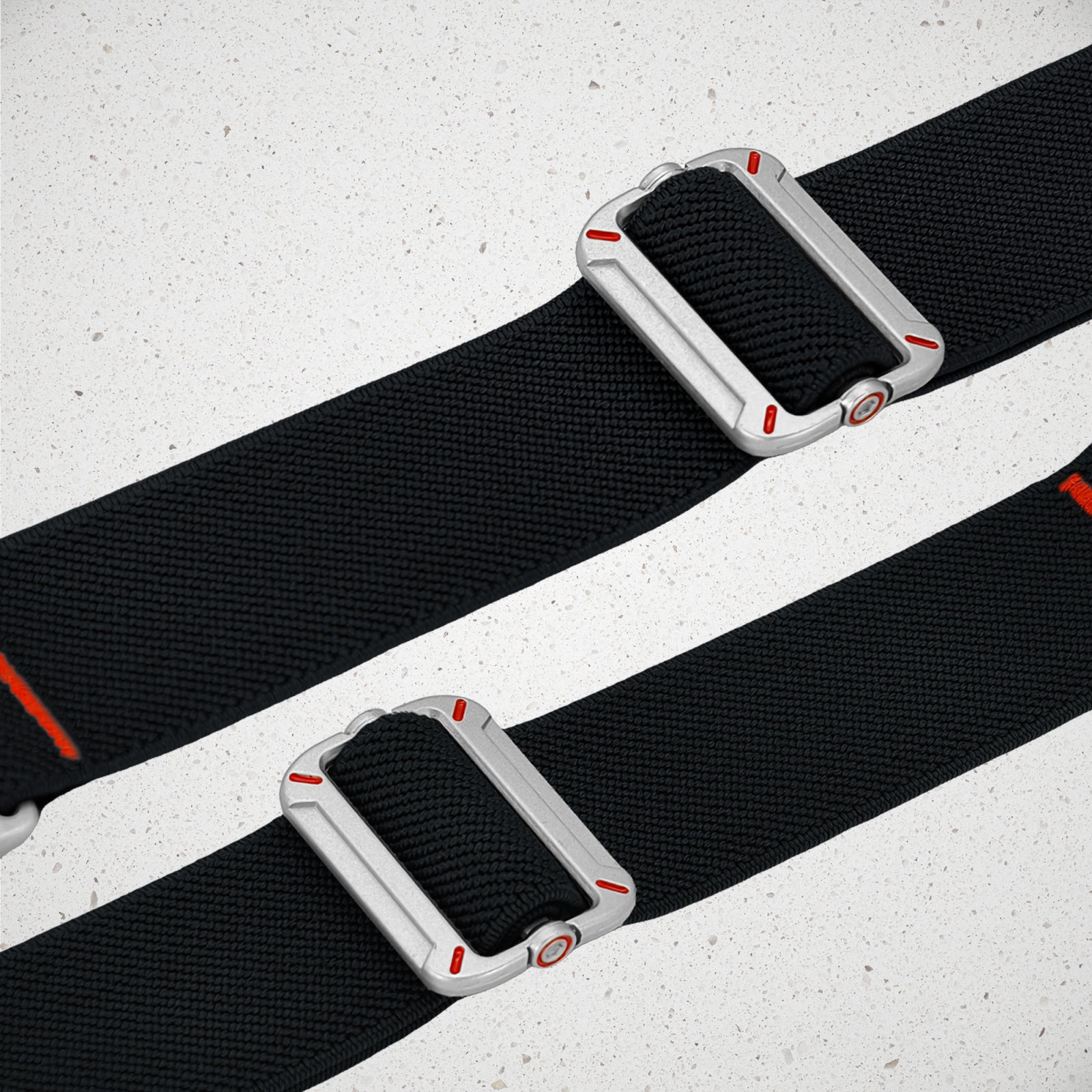 Mobilize Nylon Watch Band - Elastic - for Apple 42/44/45/49mm - Black