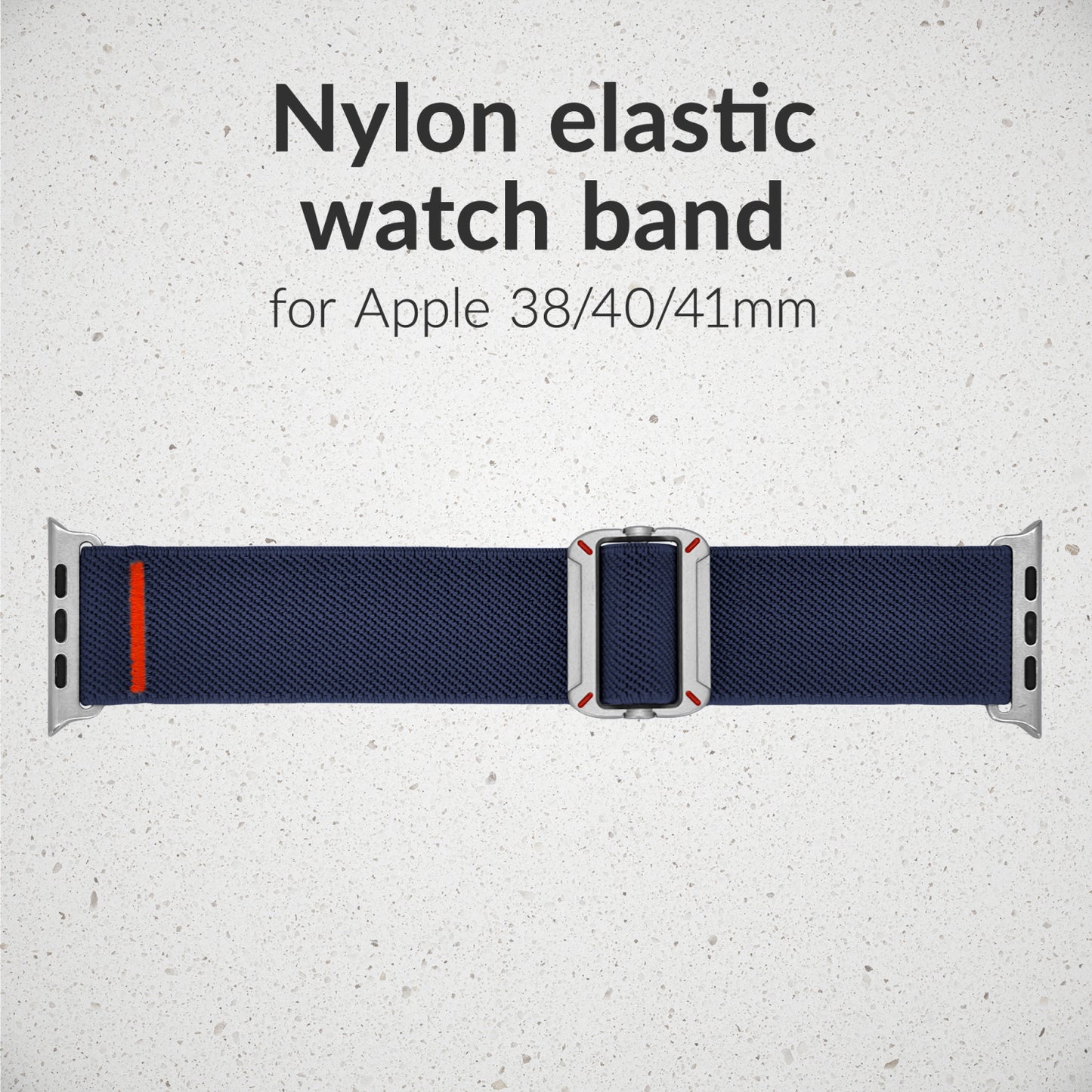 Mobilize Nylon Watch Band - Elastic - for Apple 38/40/41mm - Blue