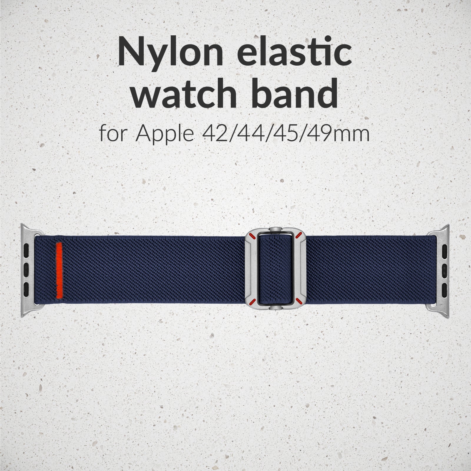 Mobilize Nylon Watch Band - Elastic - for Apple 42/44/45/49mm - Blue
