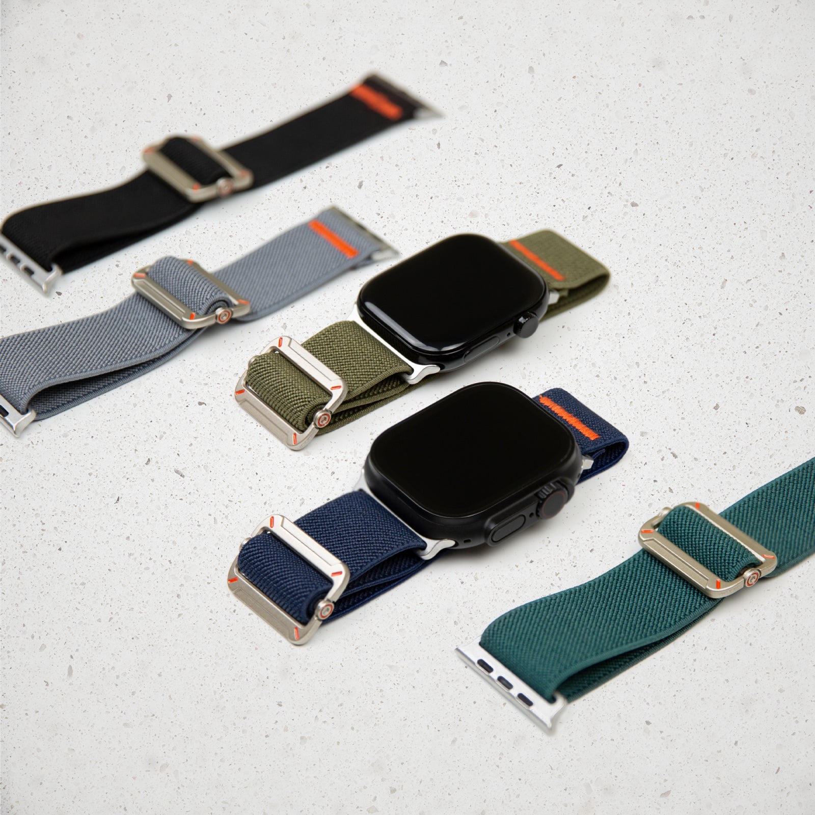 Mobilize Nylon Watch Band - Elastic - for Apple 38/40/41mm - Green