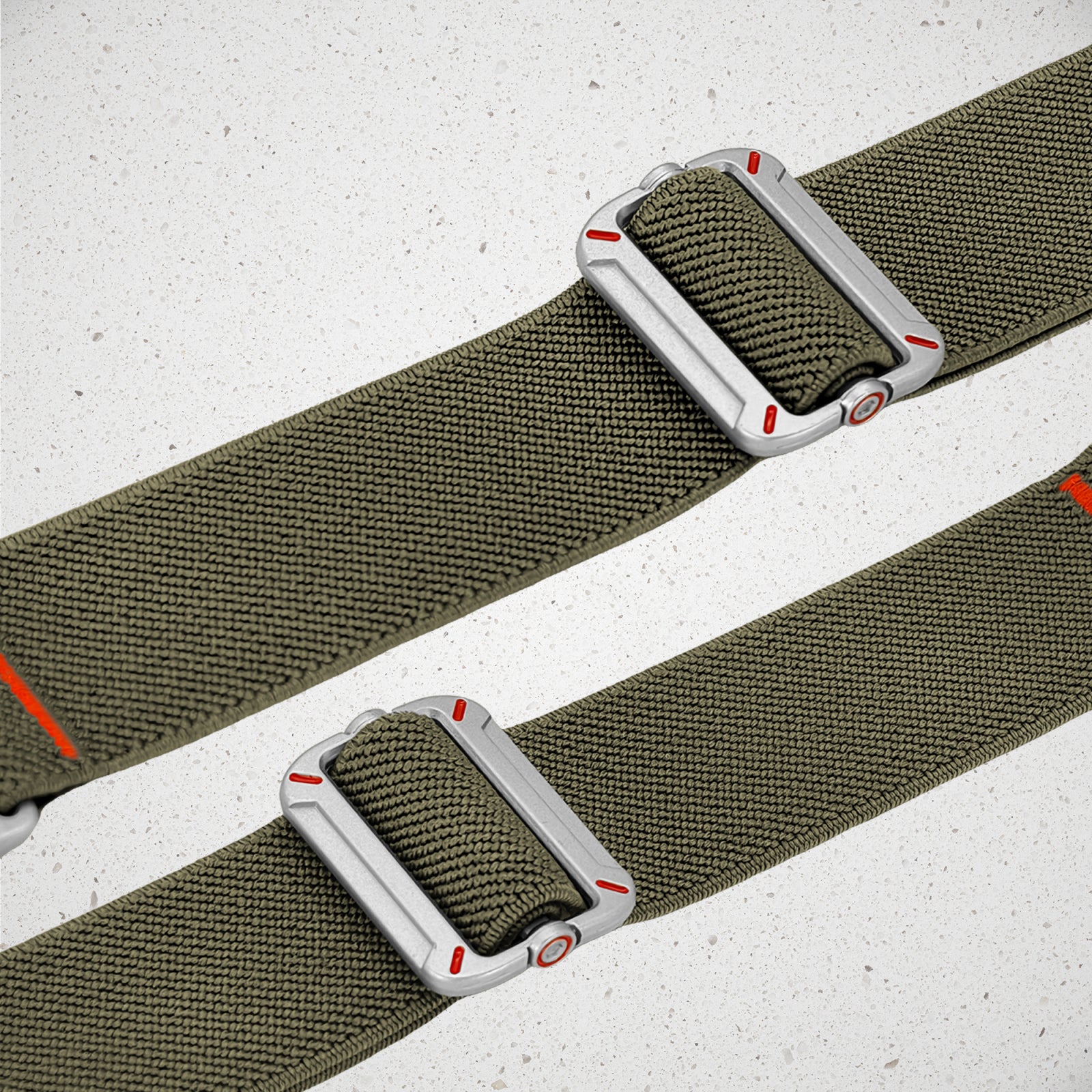 Mobilize Nylon Watch Band - Elastic - for Apple 38/40/41mm - Khaki