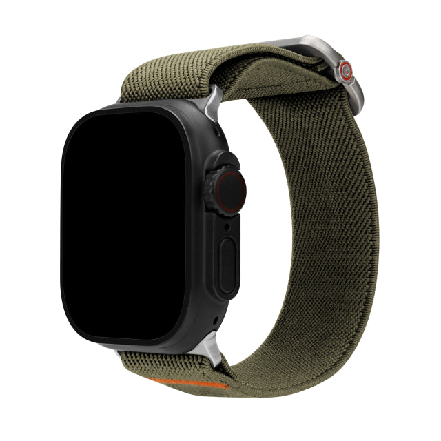 Mobilize Nylon Watch Band - Elastic - for Apple 42/44/45/49mm - Khaki