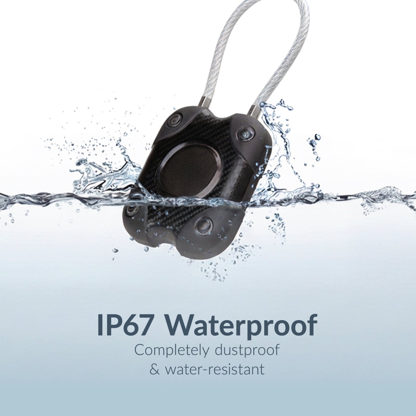 Beeep OneTag Apple Find My & Android Tracker - Waterproof Lock - Black