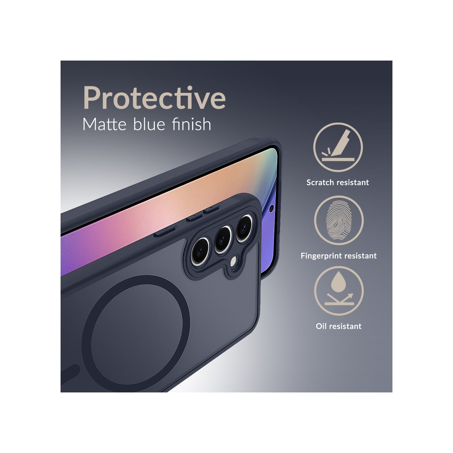 Mobilize MagSafe Compatible Hybrid Case Samsung Galaxy S26+ 5G Blue