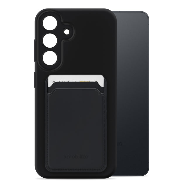 Mobilize Rubber Gelly Card Case Samsung Galaxy S26+ 5G Matt Black