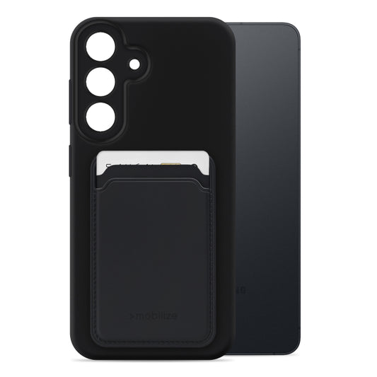 Mobilize Rubber Gelly Card Case Samsung Galaxy S26+ 5G Noir Mat