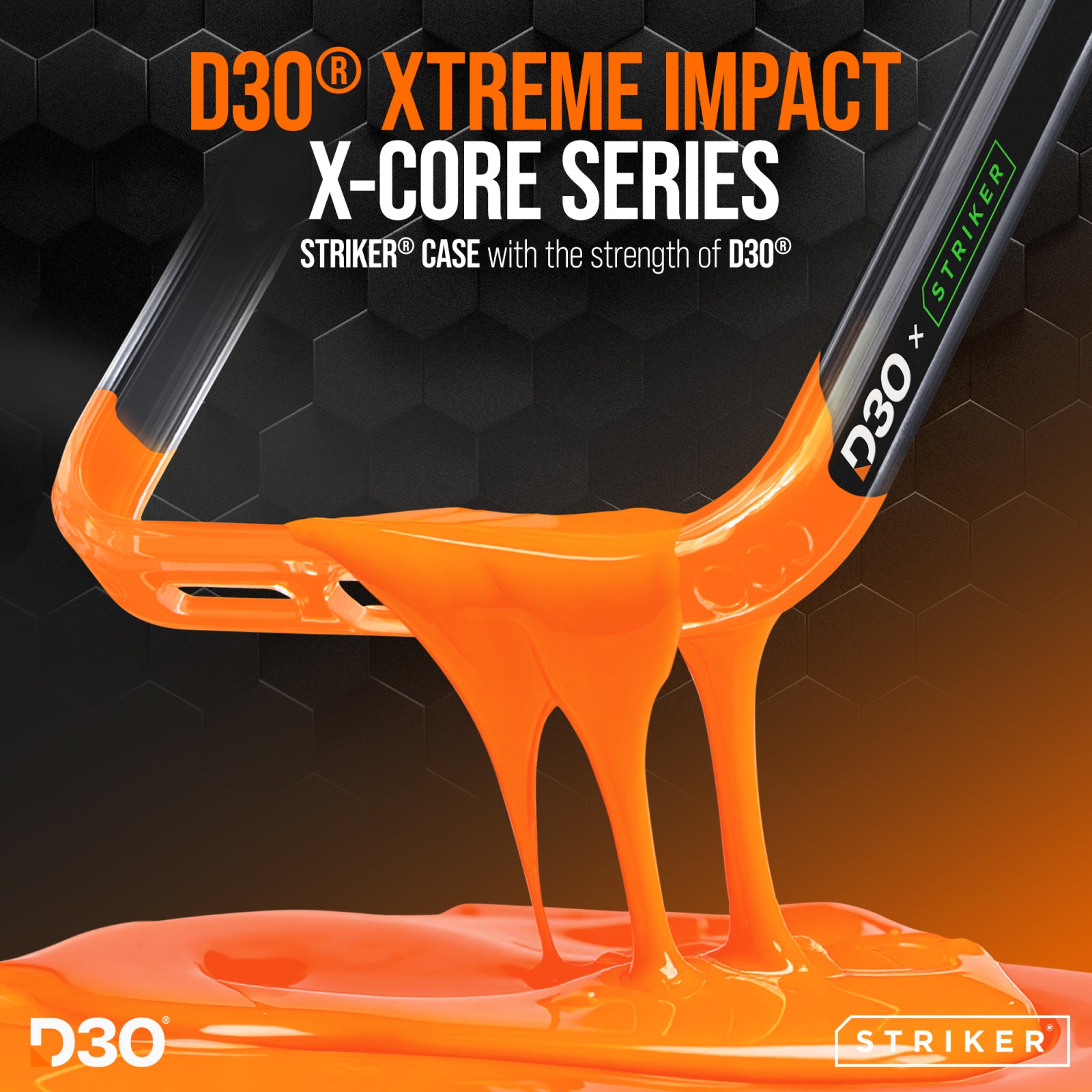 Striker X-Core - D3O Xtreme Impact Mag Case - Clear - Samsung S26+ 5G