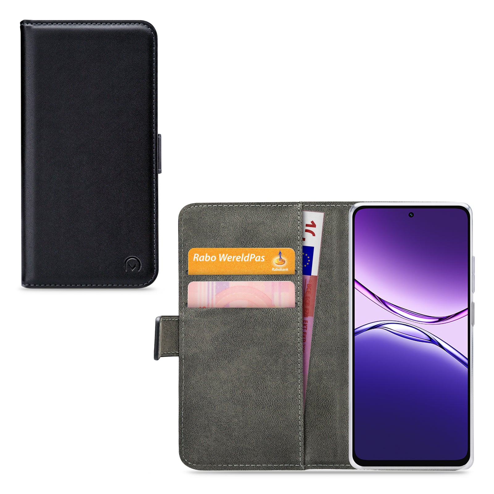 Mobilize Classic Gelly Wallet Book Case OPPO A5m Black