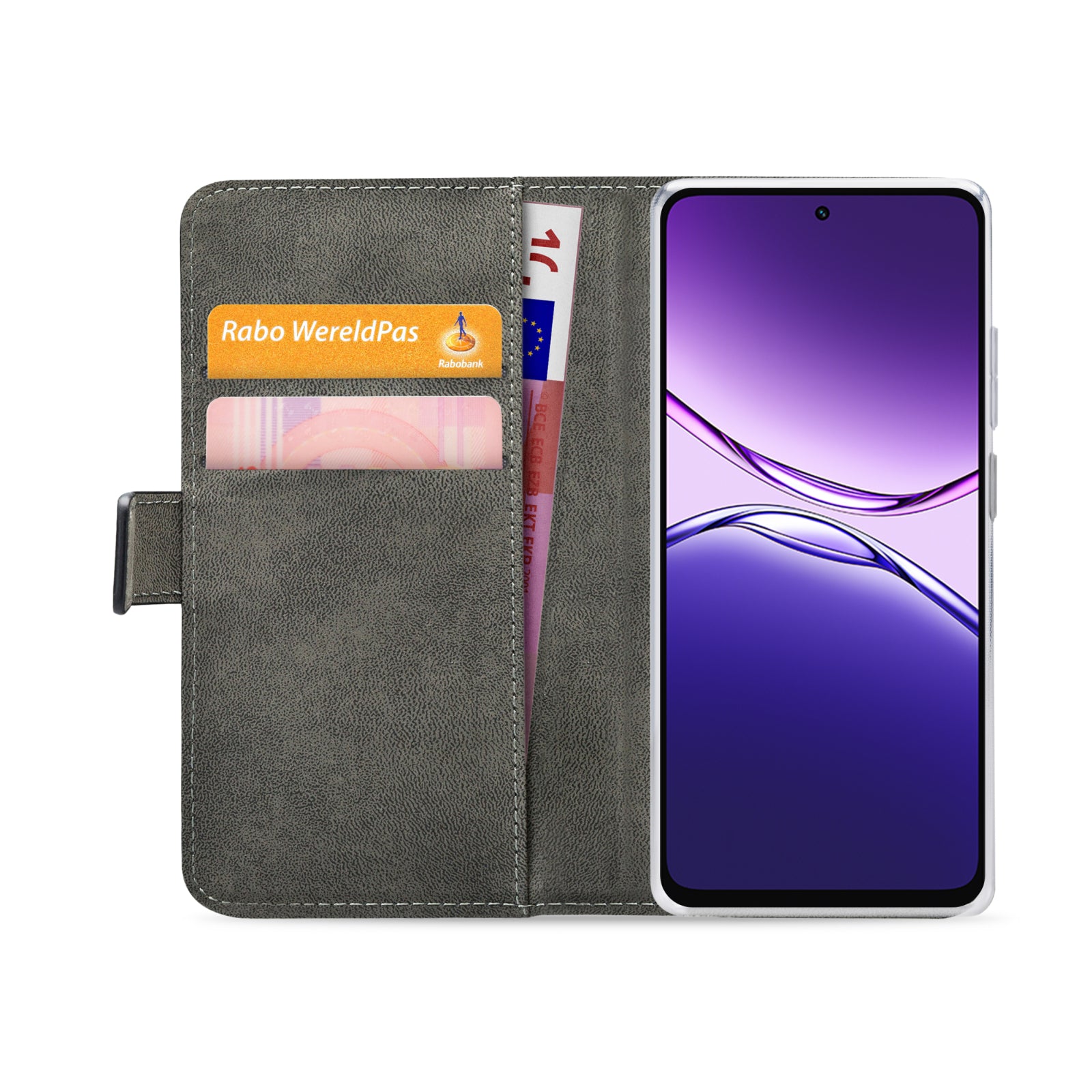 Mobilize Classic Gelly Wallet Book Case OPPO A5m Black