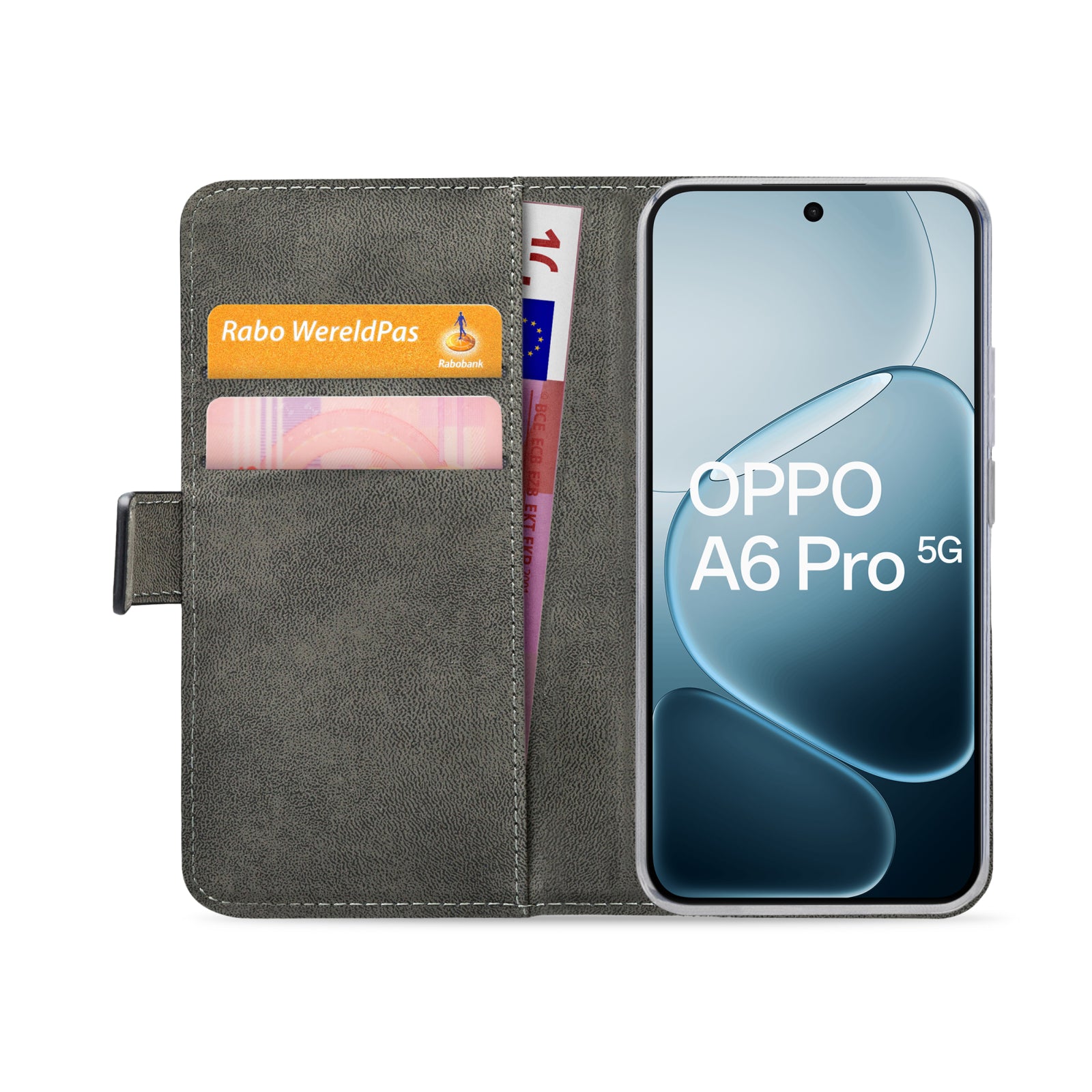 Mobilize Classic Gelly Wallet Book Case OPPO A5x Black